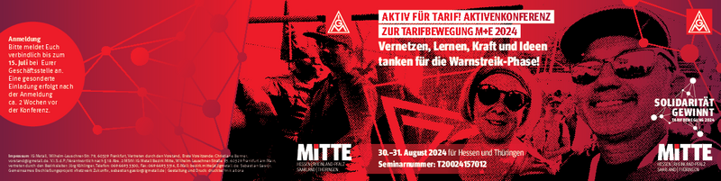 AKTIV FÜR TARIF! Aktivenkonferenz zur Tarifbewegung M+E 2024 für Hessen und Thüringen-1
